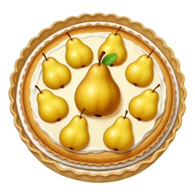 une tarte aux poire sticker
