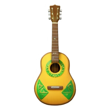 Link from Zelda guitar sticker