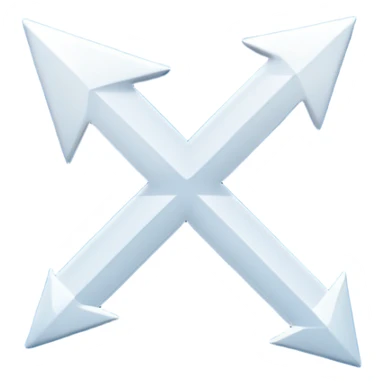 Un cuadrado azul con una flecha en medio sticker