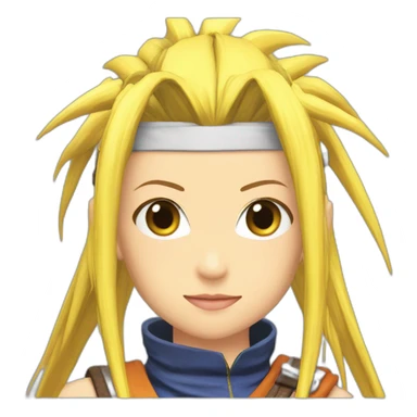 Rikku final fantasy naruto sticker
