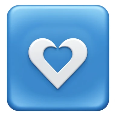 Can u make an emoji that is a blue square with a white tick in the middle of it sticker