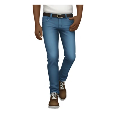 reversed iphone leg emoji sticker