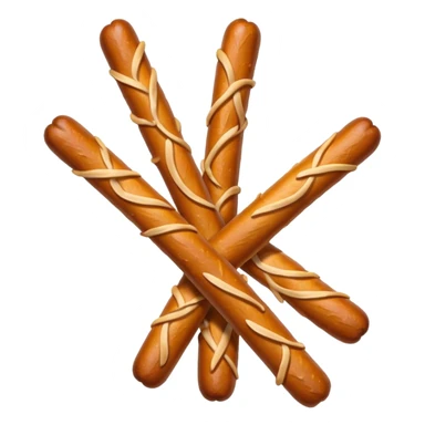 Pretzel sticks sticker