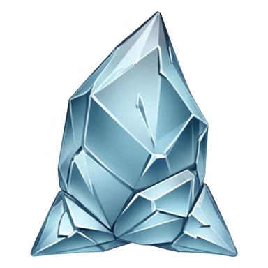 A transparent baggie containing clear glass pieces crushed into shards and chunks of crystal clear glass only sticker