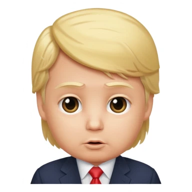 Donald Trump baby sticker