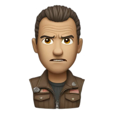 Mad max from stranger things sticker