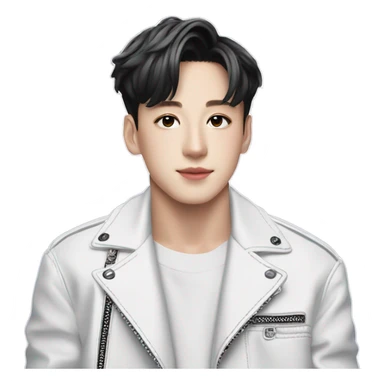 Jeon Jungkook in jacket sticker