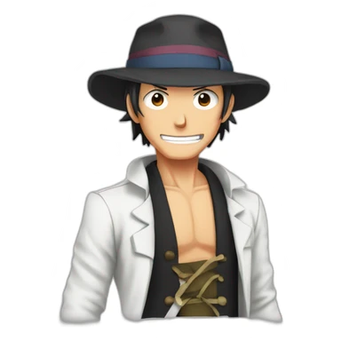 shanks from one piece sticker