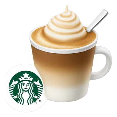 Starbucks cappuccino  sticker