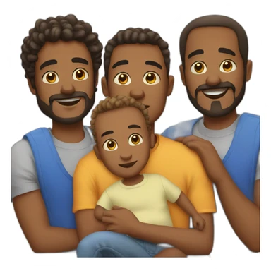 2 dads and a baby sticker