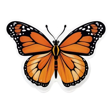 Monarch sticker
