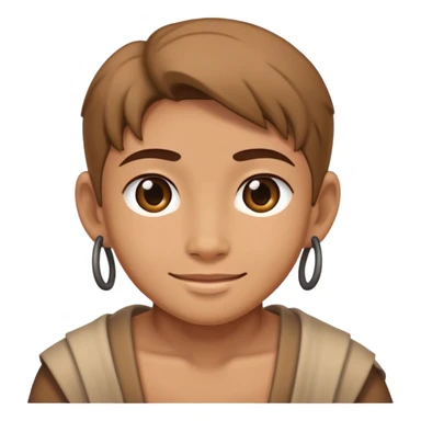 a moyai who smile sticker