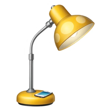 patterned desk lamp sticker