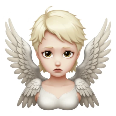 Fallen angel sticker
