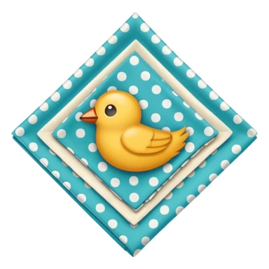 flapped patterned napkin sticker