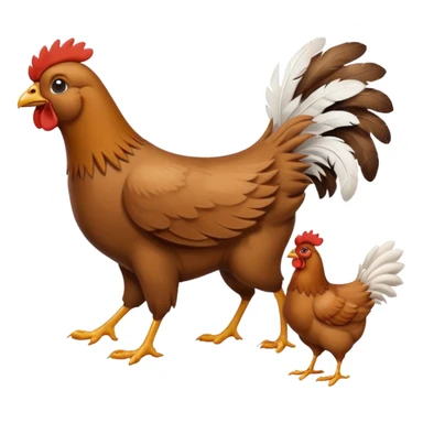 Dog chasing chickens sticker