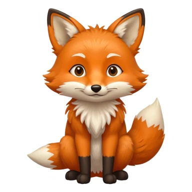 renard qui a besoin d'un calins sticker