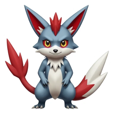 Victini-Zoroark-Zangoose-Fakémon-hybrid-creature (full body)  sticker