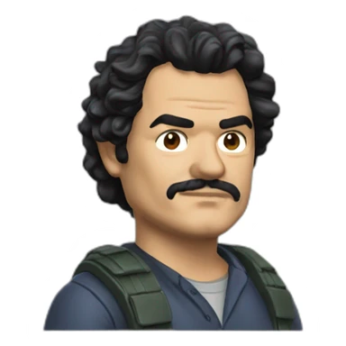 Wagner moura Escobar sticker