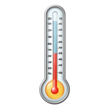 termometro mostrando febre sticker