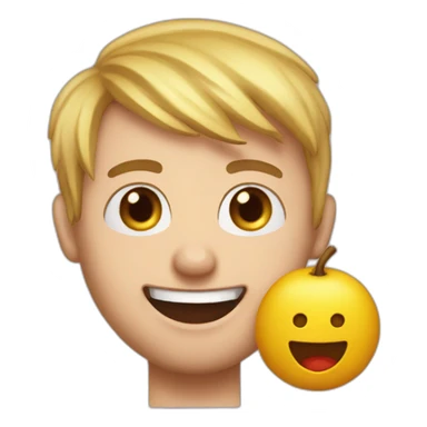 Squeezie avec une calvitie sticker