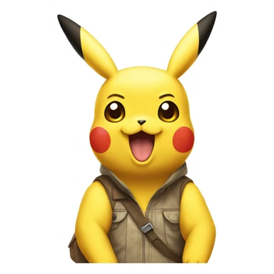 Pikachu Pokemon sticker