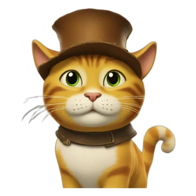 puss in boots from shrek sticker