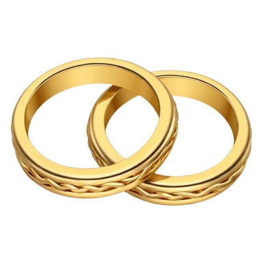 Create a double ring emoji which shows date fixed sticker