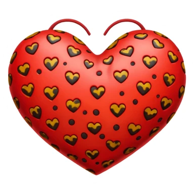 Lepord heart sticker