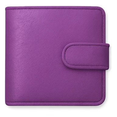 purple wallet sticker