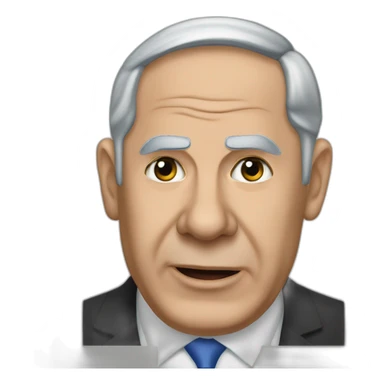 Benjamin Netanyahu scare sticker