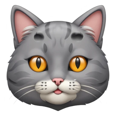 cat with one eye closed  sticker