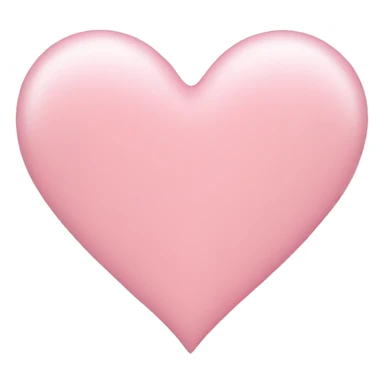 Light pink heart sticker