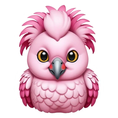 Pink cockatoo  sticker
