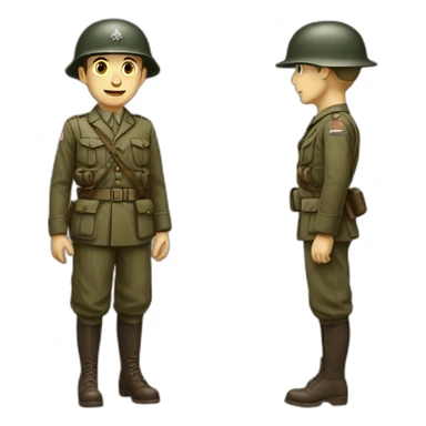 Ww2 soldier sticker