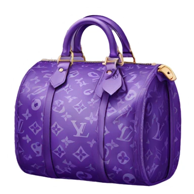 purple louis vuitton logo sticker