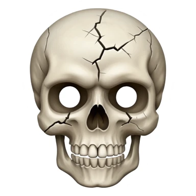 Attitude skull sticker