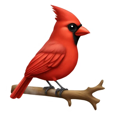 Cardinal bird sticker