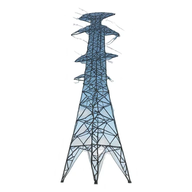electricity pylon small sticker
