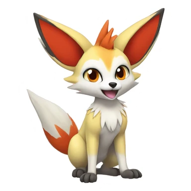  Fennekin-Quilava-Fakemon Full body sticker