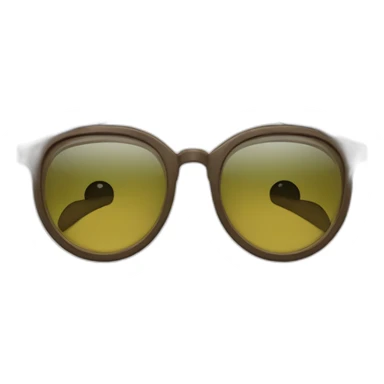 jardinier lunettes rondes sticker