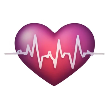 heart beat sticker