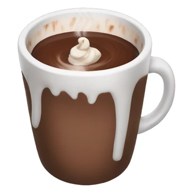 Aesthetic hot chocolate  sticker