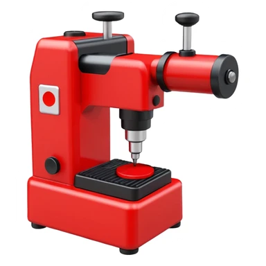 a red dot peen marking machine sticker