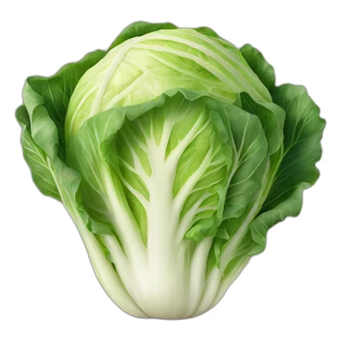 Cabbage-smiling-food sticker