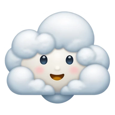 nuvem simples sticker