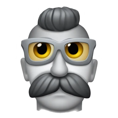 Bauleiter mit Falke auf dem Kopf sticker