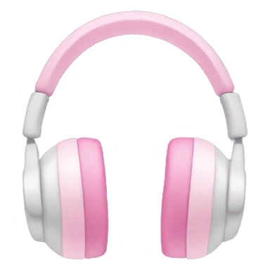 pastel pink headphone sticker
