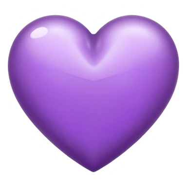 Corazón lila sticker