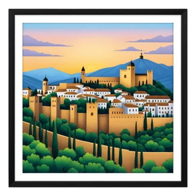 granada, españa sticker